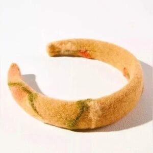 NWT Anthropologie Cozy Felted Floral Headband